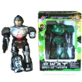 remote control robot toy soldier with sound and light
